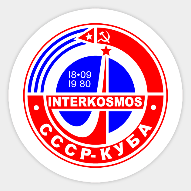 Interkosmos Sticker by dumbshirts